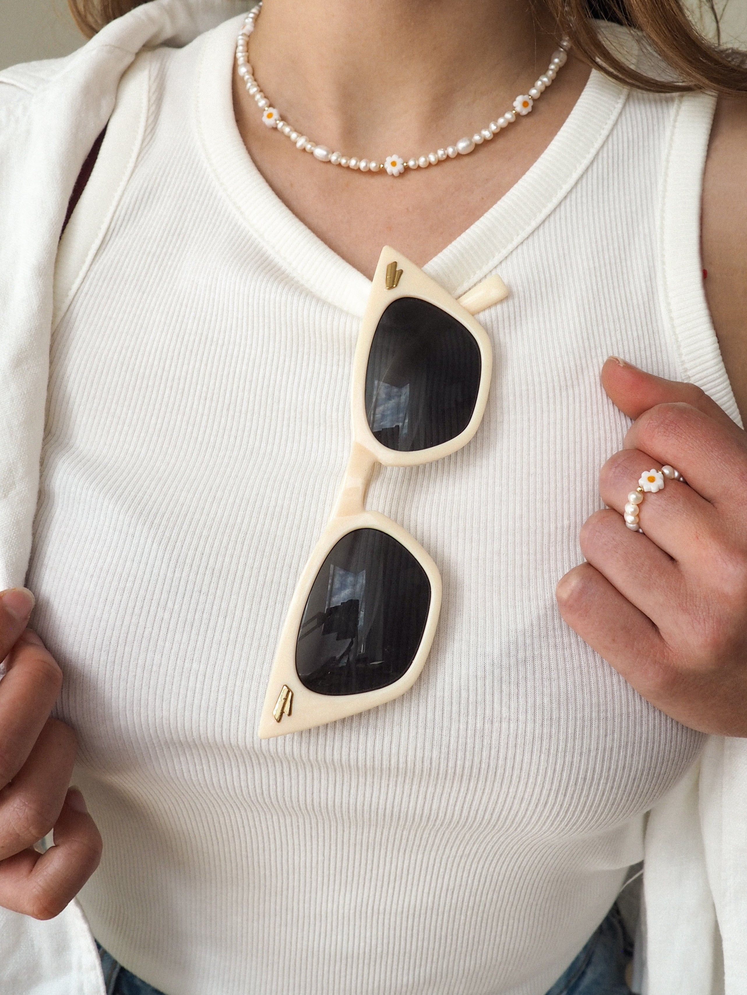Fiori Pearl Choker